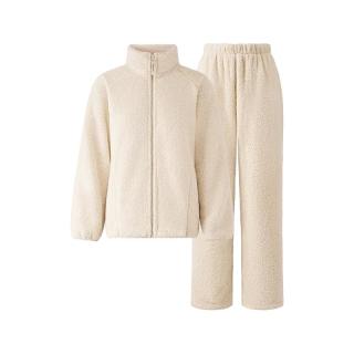 YOUKESHU 珊瑚绒睡衣女加绒加厚可外穿24秋冬家居服防静电睡衣女