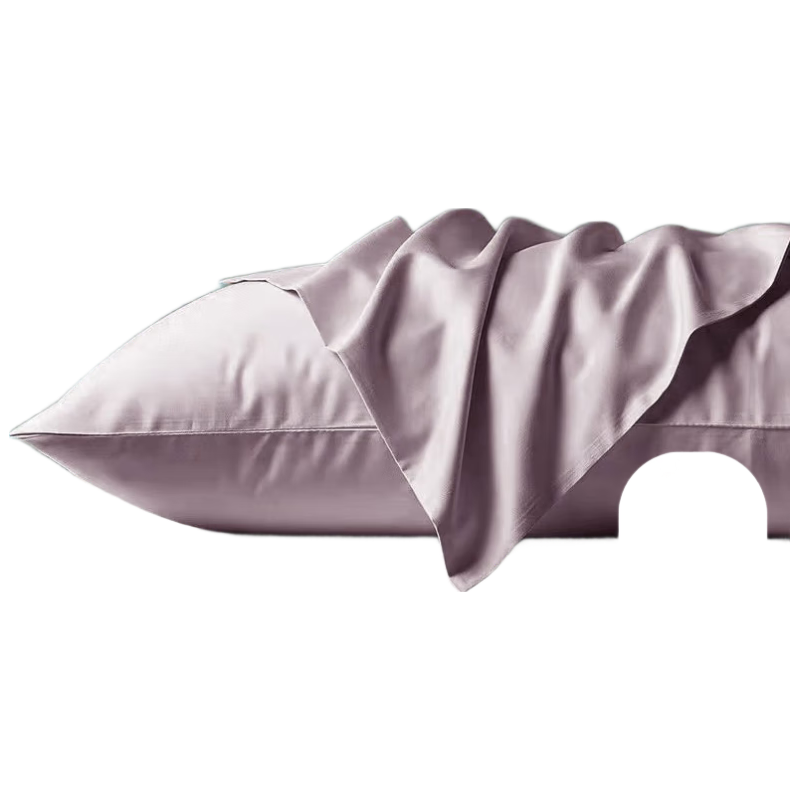 吉庭60支轻奢高支高密 全棉纯棉枕套枕头套一对装 风信紫 风信紫 一对装【 60支 体验】