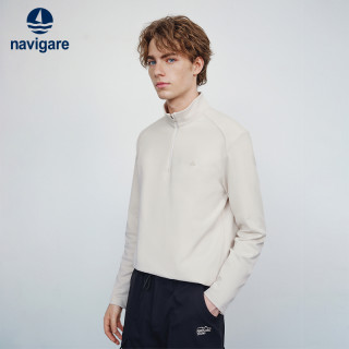 navigare 意大利小帆船白色半开领卫
