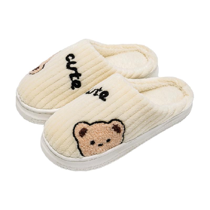 利达妮棉拖鞋女士秋冬季室内家居防滑保暖加绒毛拖鞋男款冬天