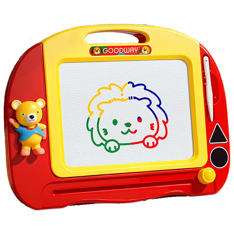 谷雨（GOODWAY）儿童画板磁性可擦写字板1-3岁宝宝玩具婴儿涂鸦彩绘女圣诞