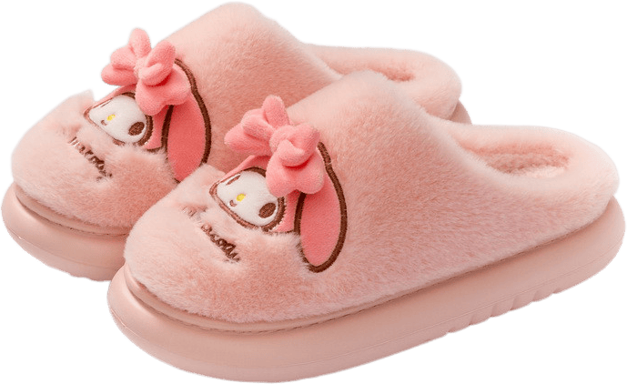 凯蒂猫HELLO KITTY 【ip联名款】亲子款棉拖鞋冬季儿童室内防滑小孩保暖女童拖鞋