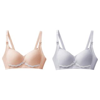 十月结晶 【2件装哺乳文胸】哺乳内衣内衣薄款女士怀孕期文胸