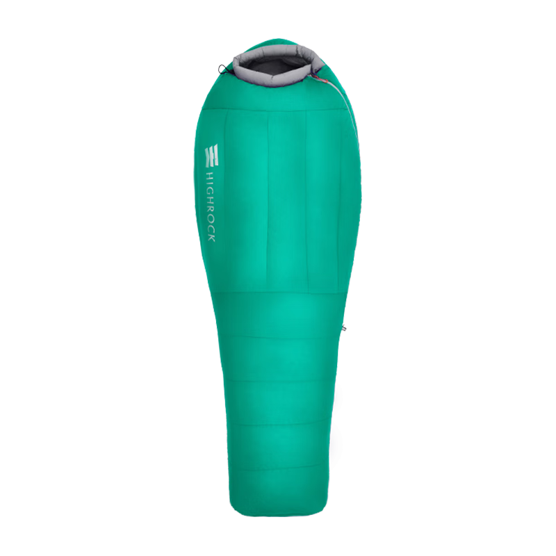 天石睡袋户外装备成人防寒木乃伊式鸭绒保暖睡袋旅行登山轻量化新驯鹿 冰
