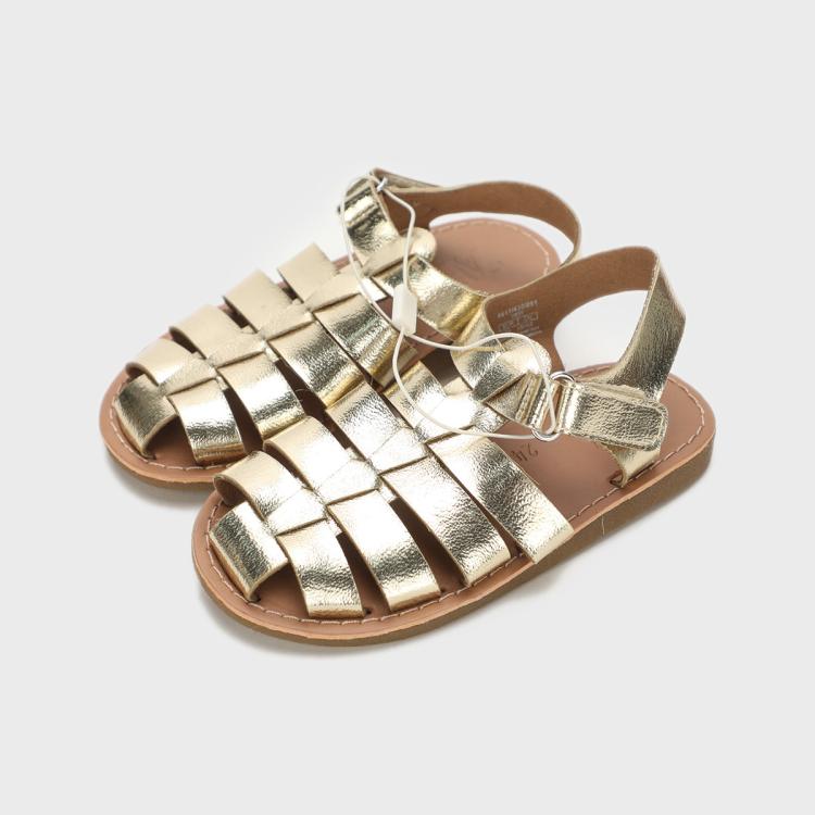 ZARA 女童魔术贴凉鞋包头时尚复古法式罗马鞋凉鞋