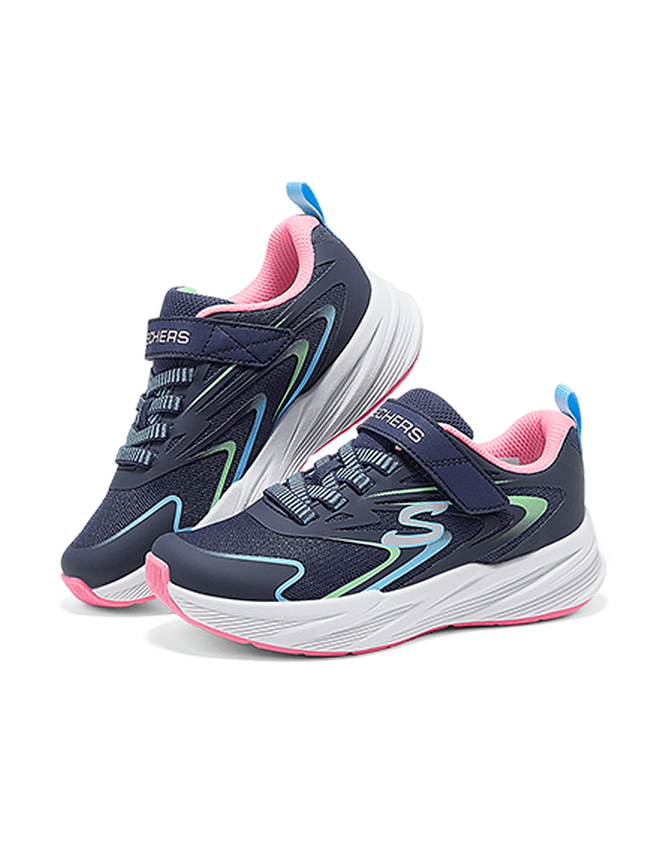 斯凯奇 女中大童|2025秋冬季女童童鞋运动鞋休闲鞋柔软舒适搭扣低帮