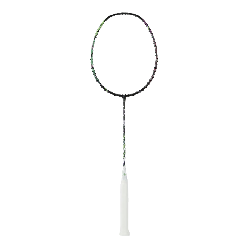 薰风狂蟒全碳素羽毛球拍男女学生超轻进攻速度型进阶比赛训练正品单拍 狂蟒-紫绿色【