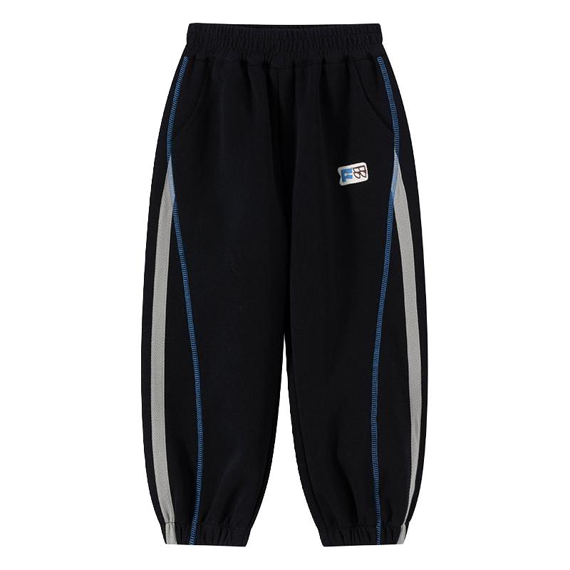 小象汉姆童装男童运动裤春秋款儿童秋装裤子宽松2025男孩下装