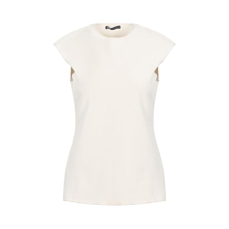 ZARA 女式简约时尚修身舒适无袖T恤