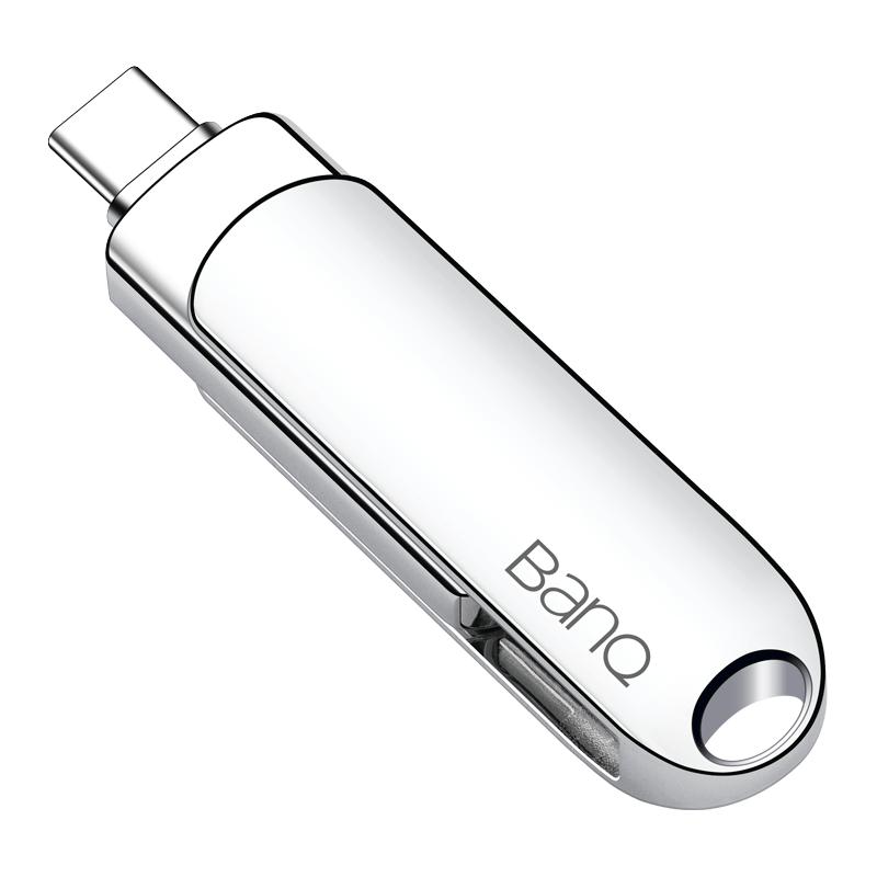 BanQ 1TB Type-C USB3.2 Gen1手机U盘 C91高速款 银色 手