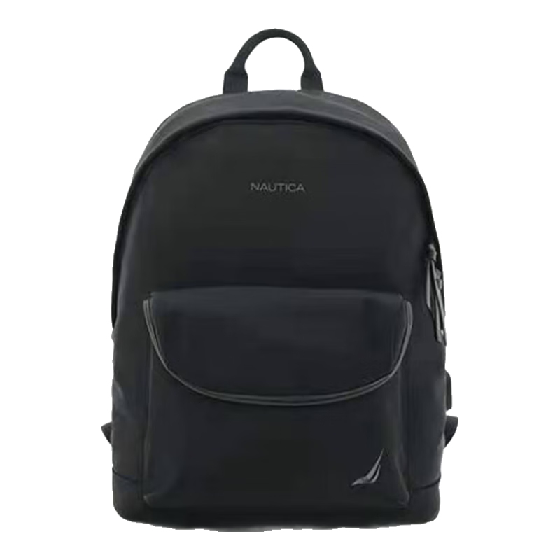 NAUTICA诺帝卡背包通勤轻商务电脑包双肩背包10401012 黑色