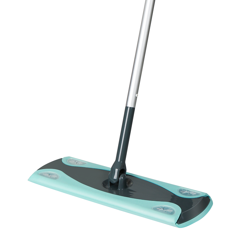 百家好世 平板拖把36CM1包干巾静电除尘一次性干湿两用平板拖布免手洗套装 36cm配1干巾【毛发克星】