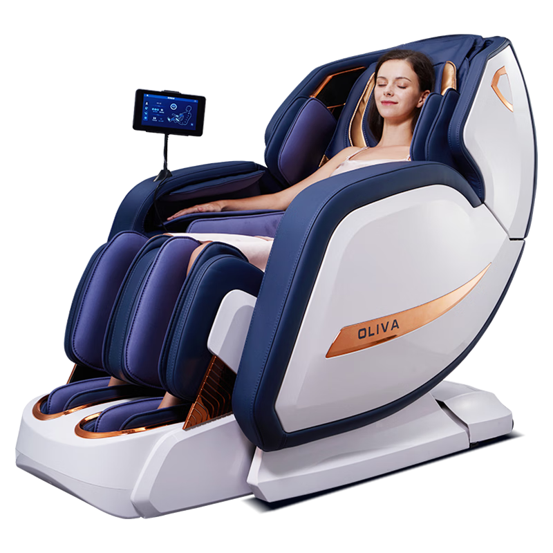 欧利华 A8808Pro 全身多功能全自动智能按摩椅 宝石蓝
