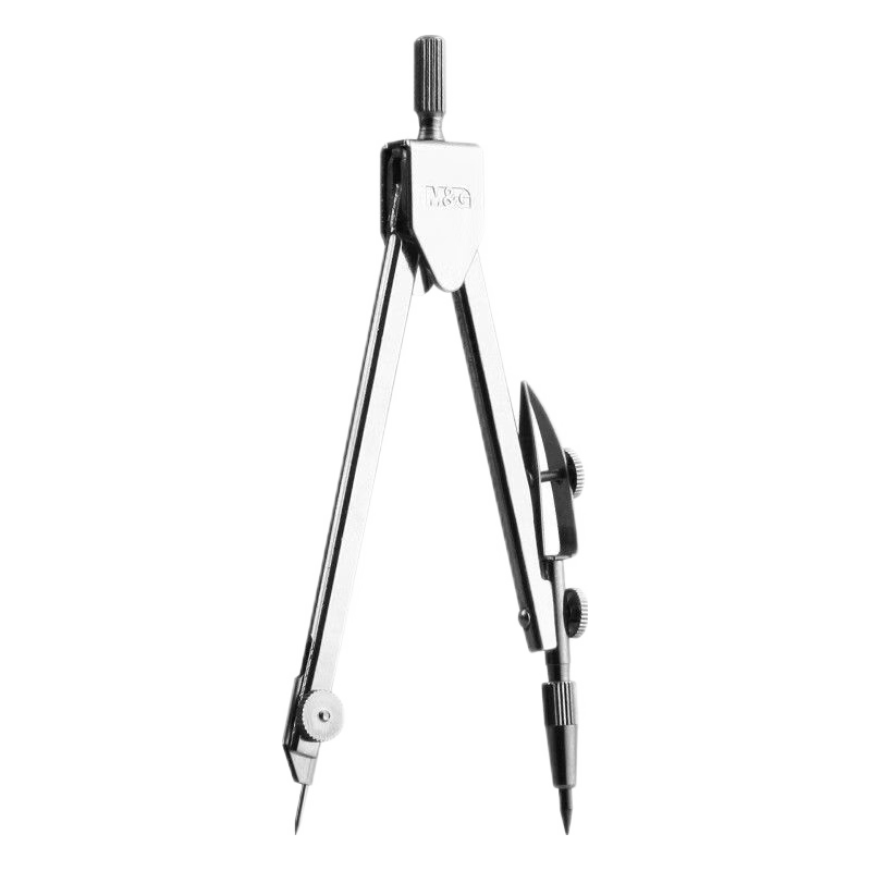 晨光（M&G）金属圆规考试绘图套尺圆规铅芯圆规直尺套装高颜值米菲兔可爱系列不锈钢圆规 【金属圆规】单套装