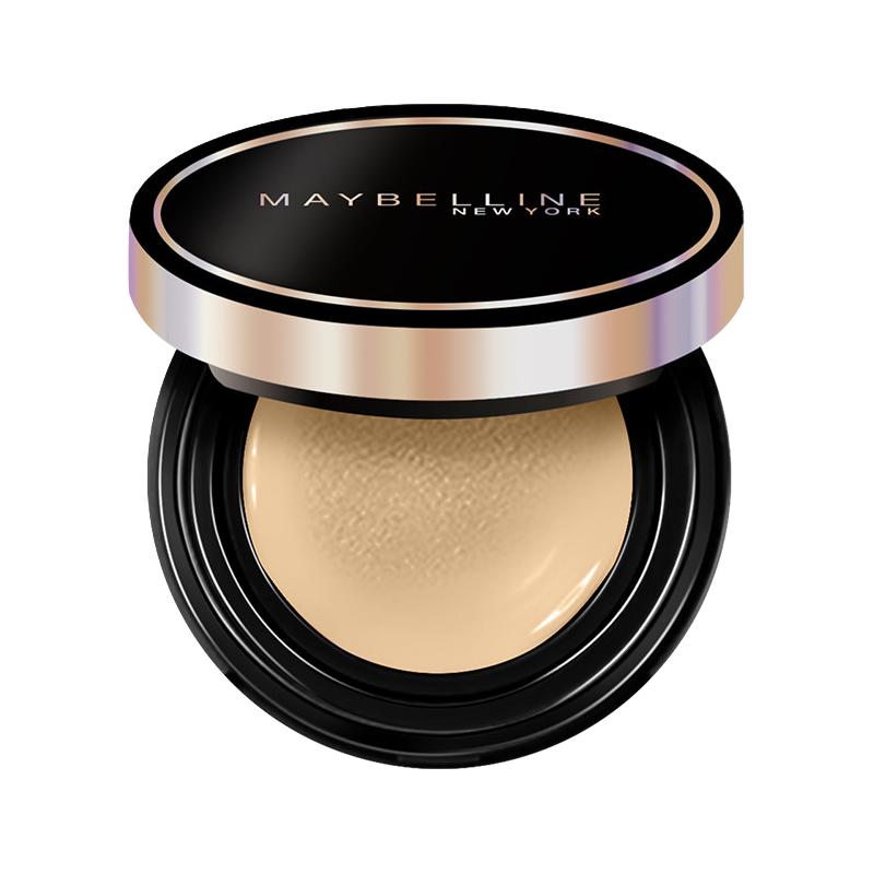 美宝莲 纽约超然无瑕轻垫霜黑金气垫bb霜保湿服帖遮瑕持妆官方正品