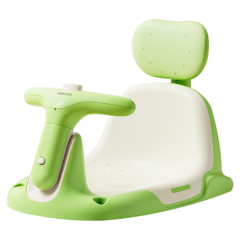 YeeHoO 英氏 浴盆婴儿洗澡躺托儿童通用洗澡凳 樱花粉