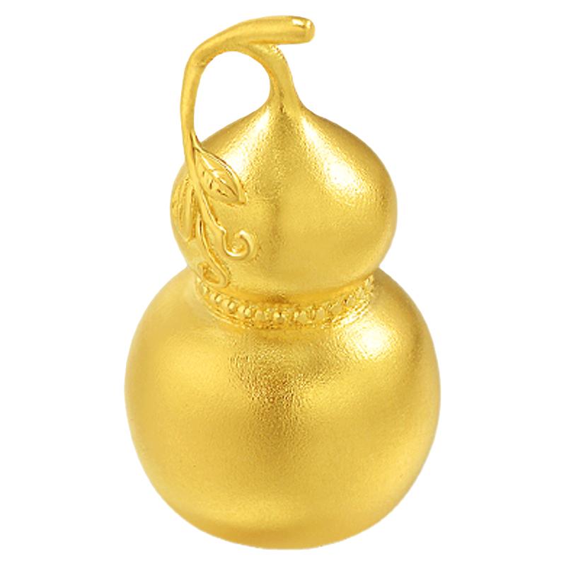 老庙黄金足金爬藤葫芦摆件古法古韵精致福禄大吉福运年年经典