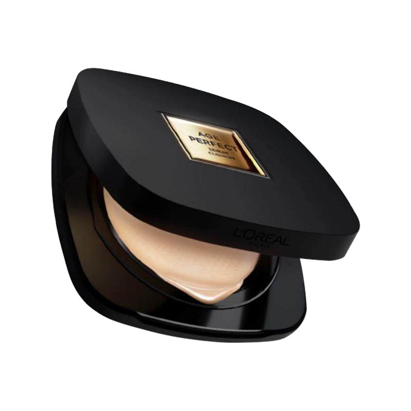 巴黎欧莱雅L'OREAL PARIS 黎欧莱雅 欧莱雅黑金气垫金致臻颜气垫遮瑕防晒保湿干皮bb霜女