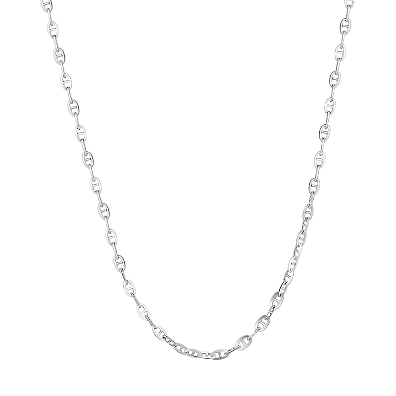 金至尊铂金项链PT950灵动铂金日字链子百搭素链女计价 2.12克