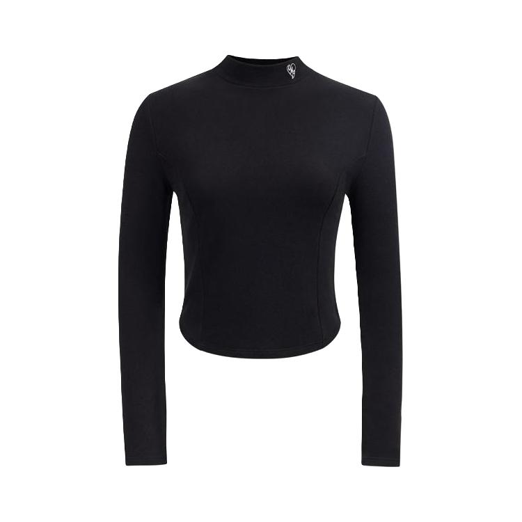 VERO MODA 【爱心图标】T恤女25冬季修身显瘦半高领上衣打底衫高级感内搭