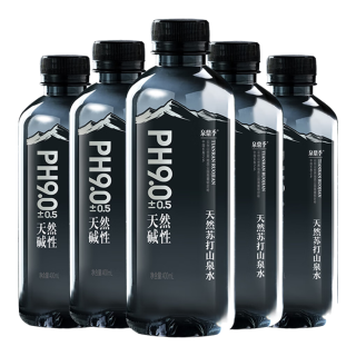 泉鼎季 天然苏打水人参枸杞弱碱性苏打水 400ml*24瓶