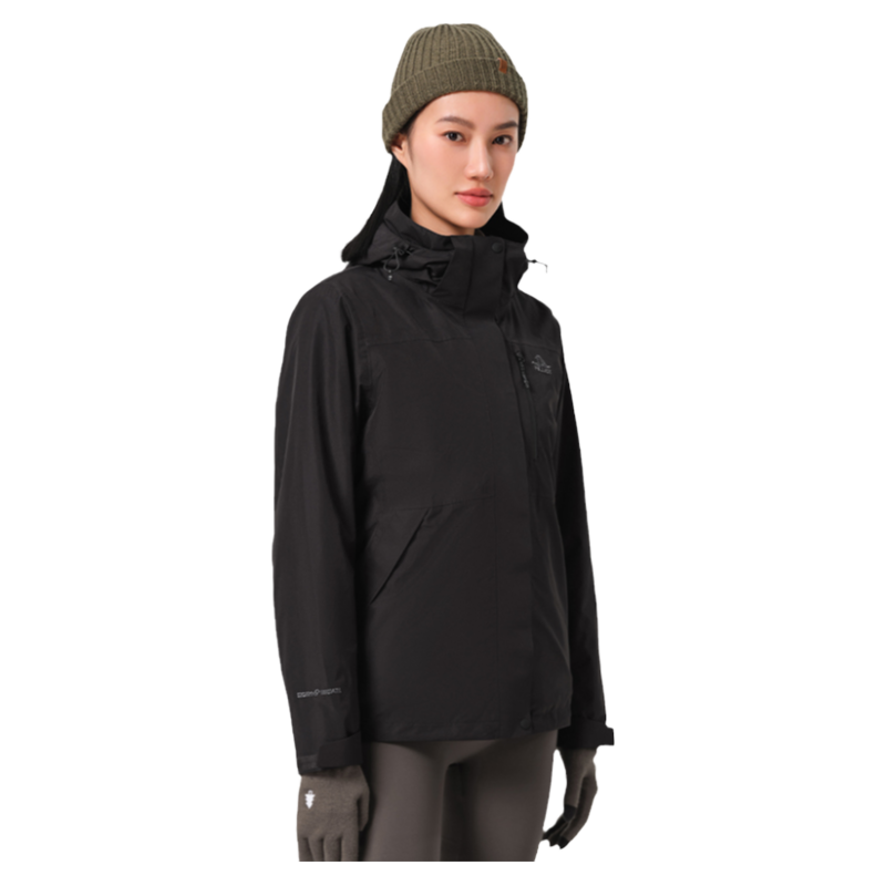 经典2.0山野 伯希和户外冲锋衣外套男女款三合一运动防风衣登山服