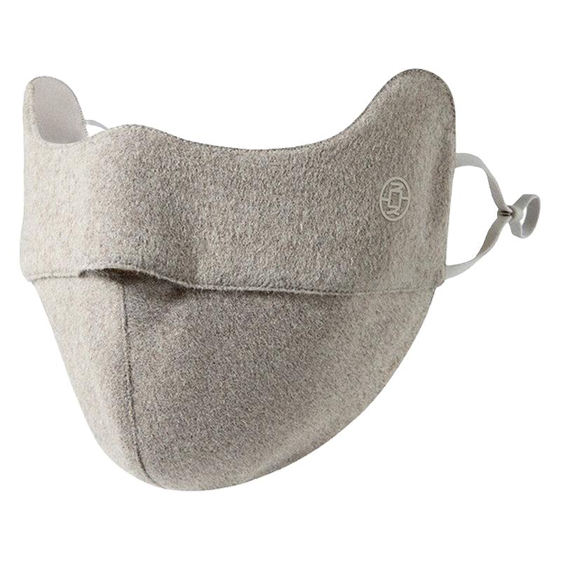 夏秦真丝保暖口罩女士冬季秋天防风防冻防晒桑蚕丝高颜值羊毛面罩