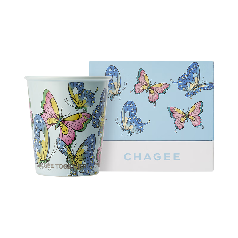 霸王茶姬（CHAGEE）广彩系列敞口杯陶瓷杯
