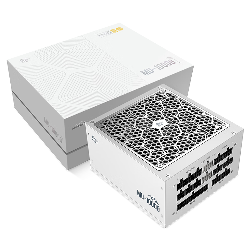 Segotep 鑫谷 昆仑系列 昆仑MU-1000G 冰山版 ATX3.0 金牌（90%）全模组ATX电源 1000W