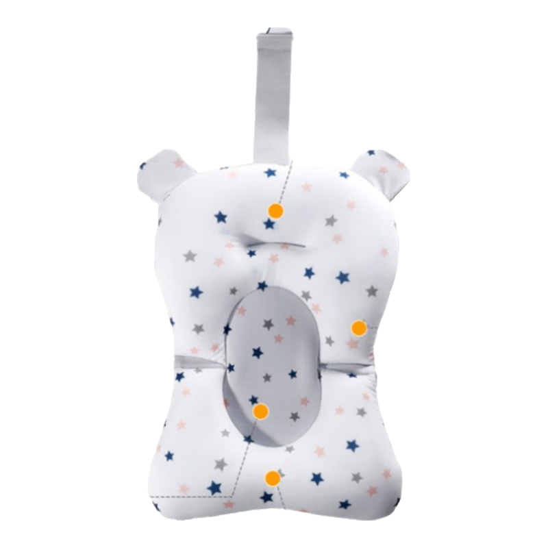 Doctor.Ma 马博士 婴儿洗澡神器躺托新生儿浴垫宝宝洗澡网兜搭配婴儿洗澡盆通用蓝色