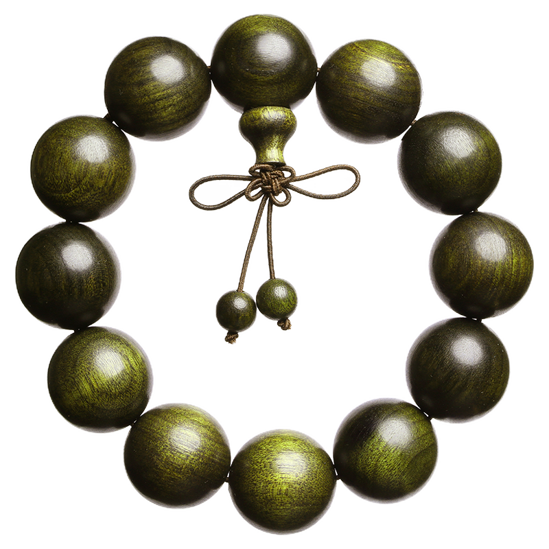 月印百川 金丝楠木手串男女款佛珠手链约18mm