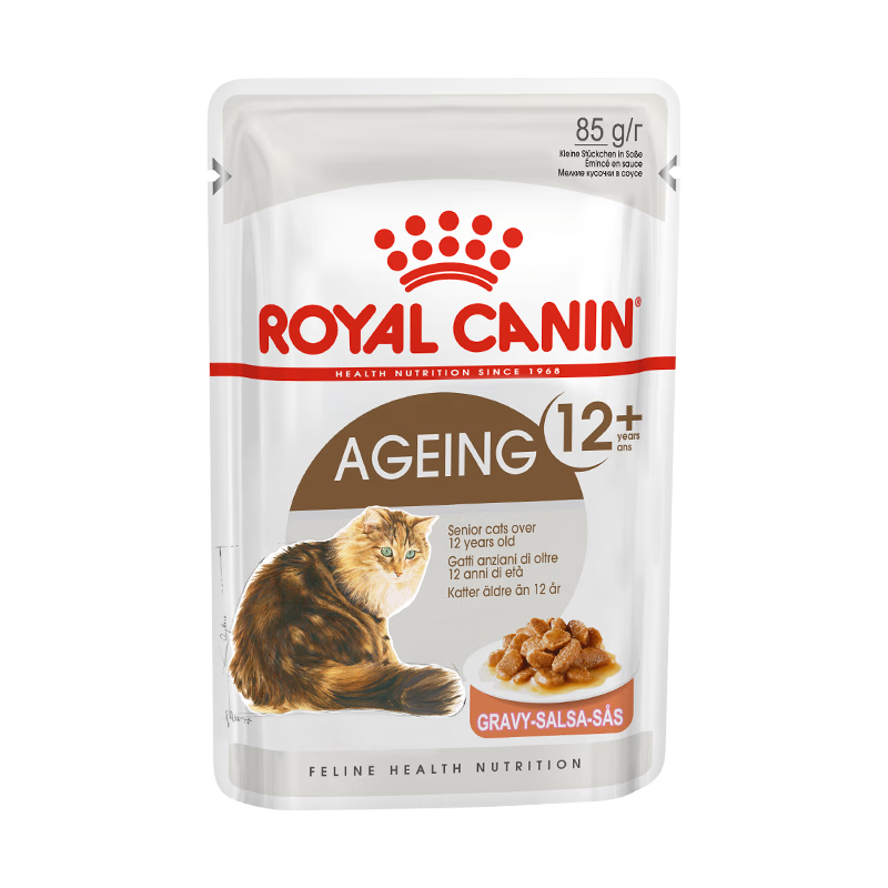 皇家 ROYAL CANIN猫粮 成猫全价湿粮 老年猫粮 进口主食粮 猫咪零食12岁以上 护肾强关节