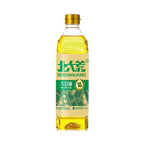 北大荒 非转基因大豆油食用油一级900mL家用营养食用油