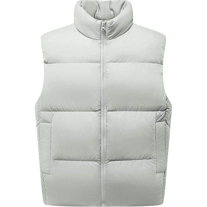 轻松羽绒|森马 Semir羽绒马甲男2024冬发热三防外套纯色面包服百搭