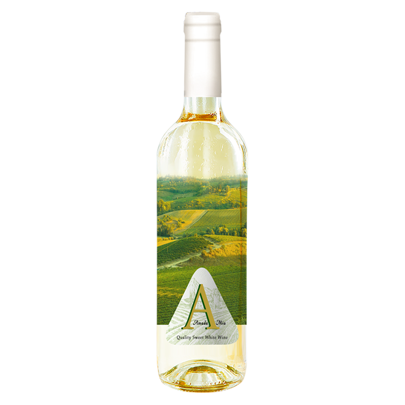 爱之湾葡萄甜白葡萄酒750ml果味微醺