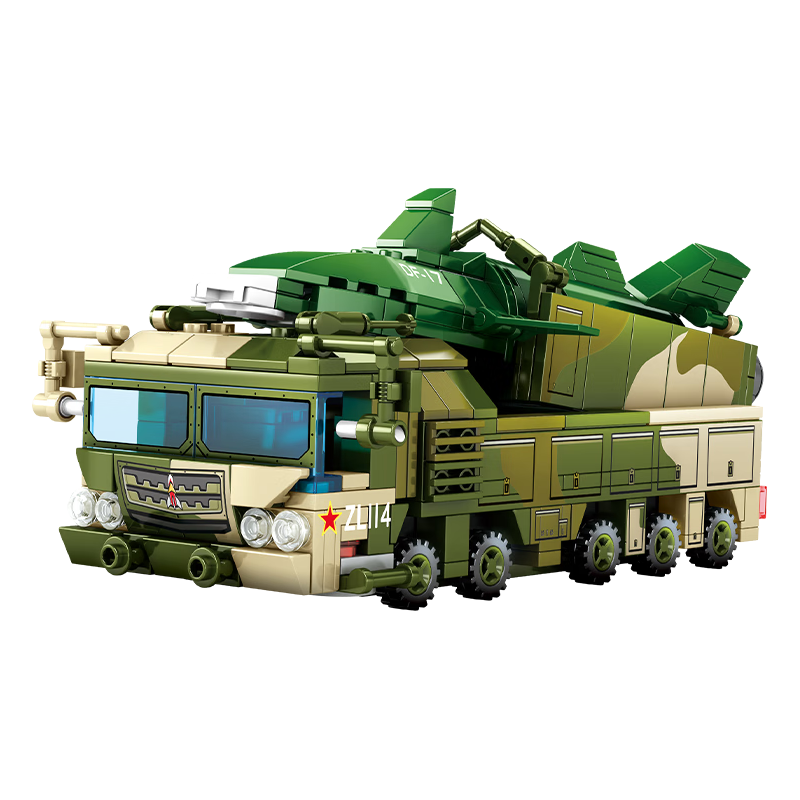 SEMBO BLOCK 森宝积木 军事系列 203250 东风17导弹车 1:105