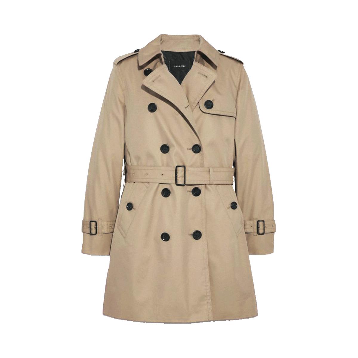 COACH 蔻驰 女士短款风衣 F34025 EAL
