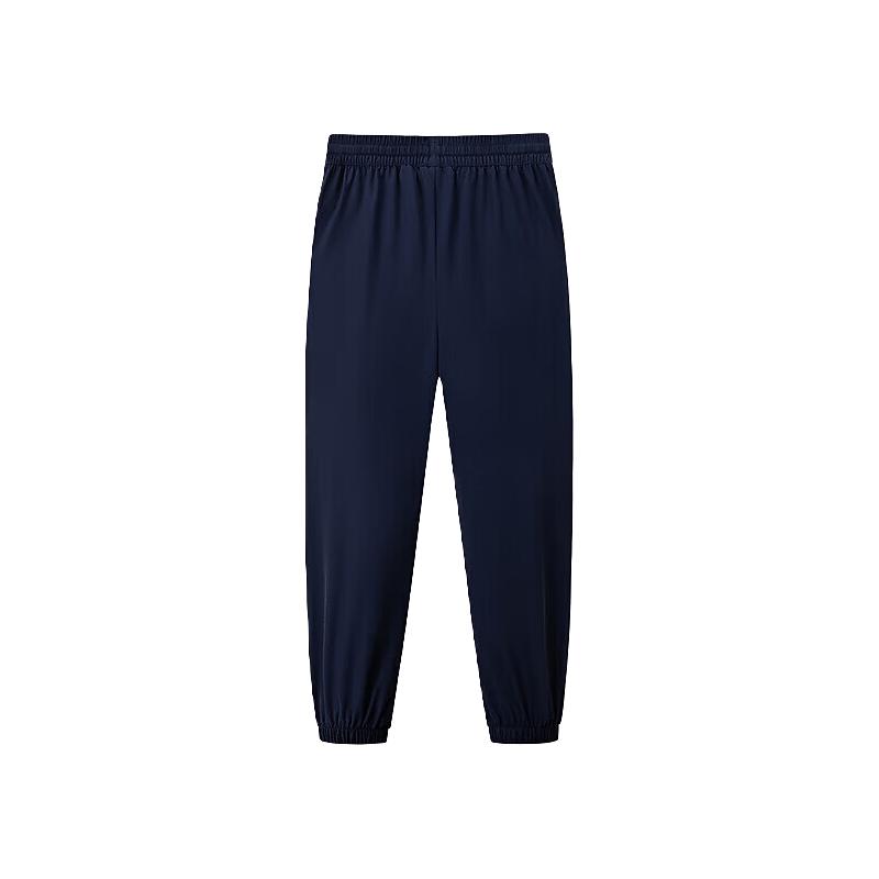 Converse匡威儿童长裤2025秋冬加绒保暖裤束脚运动裤梭织长裤中大童工装裤 藏青蓝【春秋厚款】 150 /63 【身高140-152cm】