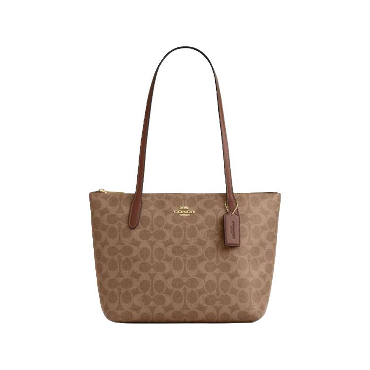 COACH 蔻驰经典标志FIONA拉链单肩托特包CBT18