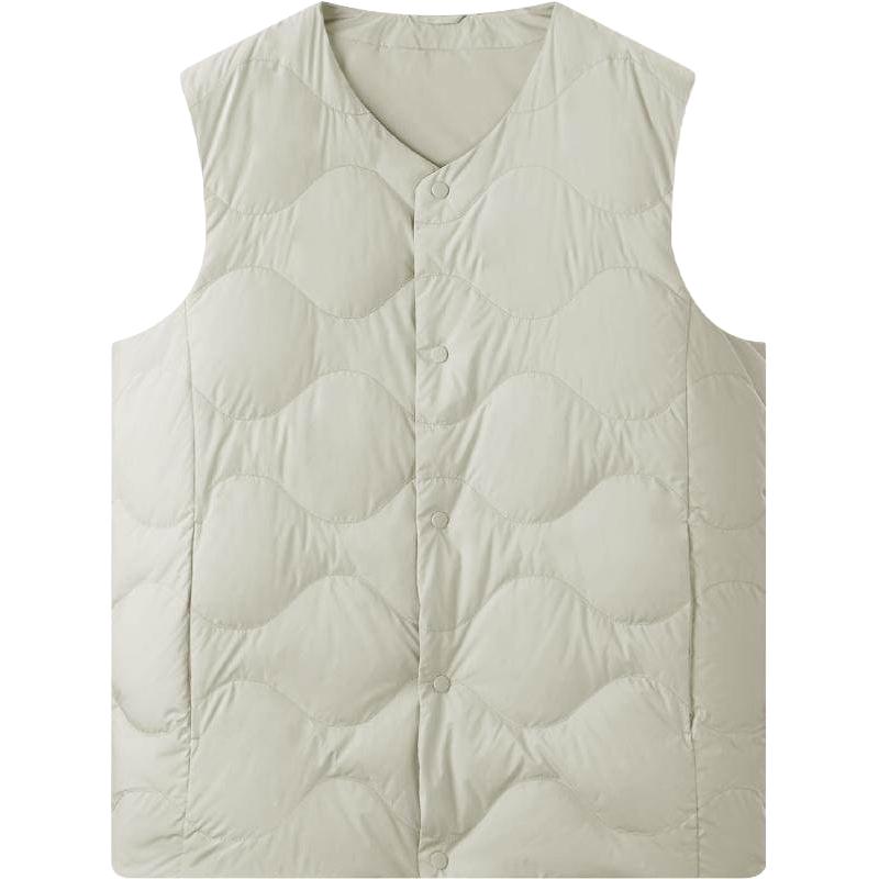 HLA/海澜之家轻商务羽绒马甲内胆24秋冬新内搭保暖黑色轻薄外套男