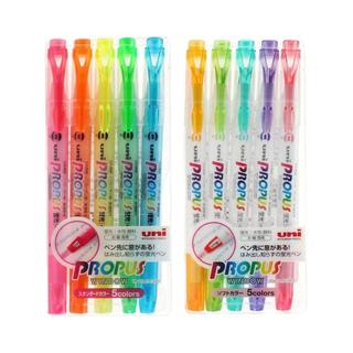uni 三菱铅笔 PUS-103T 双头荧光笔
