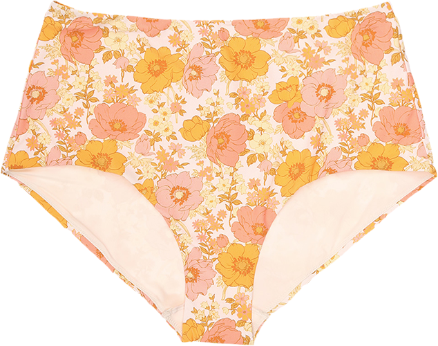 OTHER STORIES H&M集团【撞色印花】女式花卉满印休闲高腰显白三角泳裤