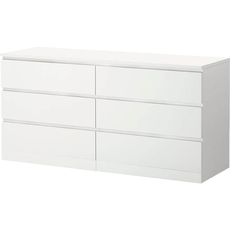 IKEA 宜家 MALM 马尔姆 简约六斗柜