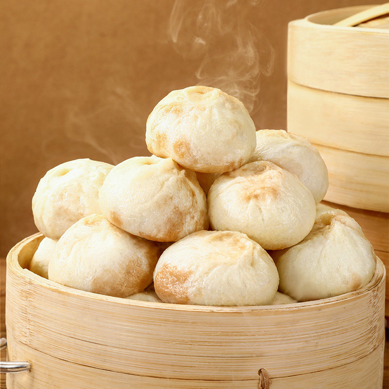 同庆楼老面小笼包子鲜肉速食儿童早餐薄皮韭菜鸡蛋包40个
