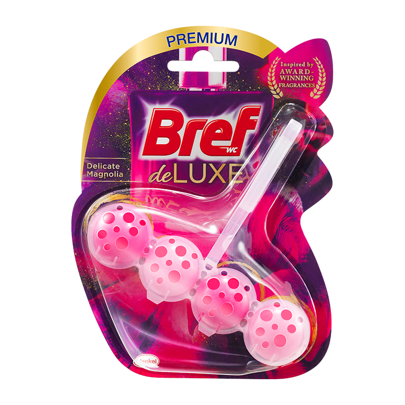 妙力（Bref）汉高洁厕球幽谷木兰1挂香氛奢宠款马桶洁厕块便捷去污除菌