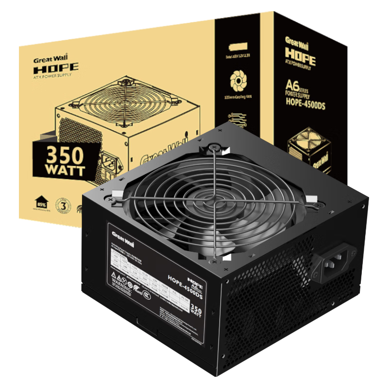 Great Wall 长城 HOPE-4500DS 非模组ATX电源 350W