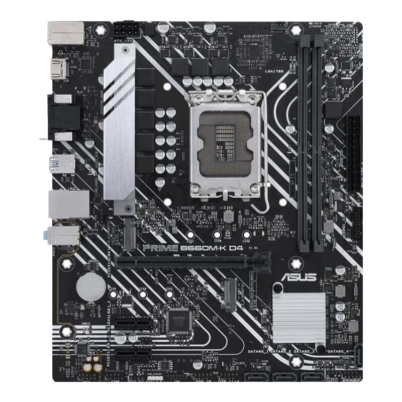 华硕 PRIME B660M-K D4 支持13代CPU DDR4 主板
