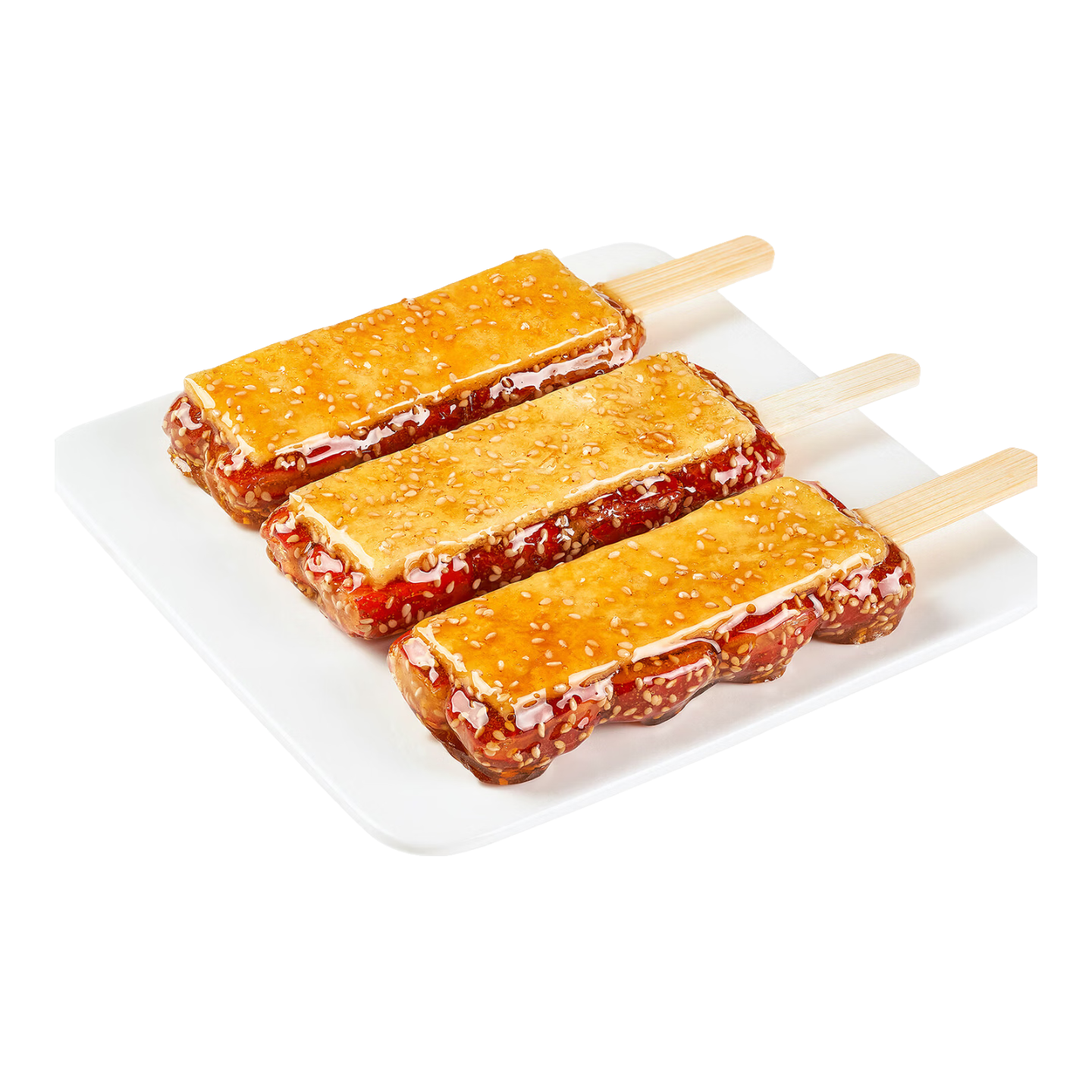 全福德奶皮子冰糖葫芦芝麻山楂传统风味小吃零食北京特产休闲食品 奶皮子糖葫芦65g/支*10 65g*10袋