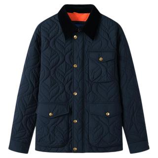 navigare 意大利小帆船蓝色复古工装夹克男冬季保暖棉服外套