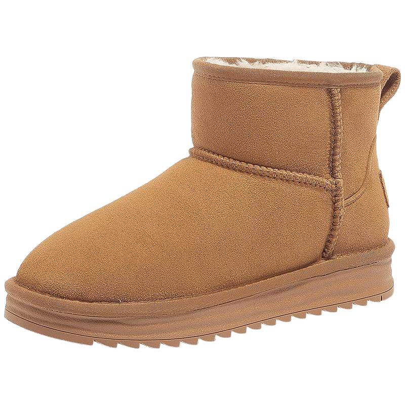 CAMEL 骆驼 女鞋2023冬季新款加绒保暖时尚雪地靴加厚棉鞋休闲短靴女